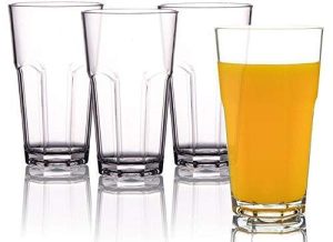 Lot de 6 verres à boire en verre texturé, 300 ml (Copie) (Copie)