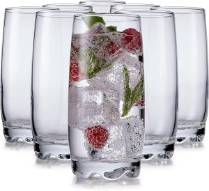 Lot de 6 verres à boire en verre texturé, 300 ml (Copie) (Copie) (Copie) (Copie)