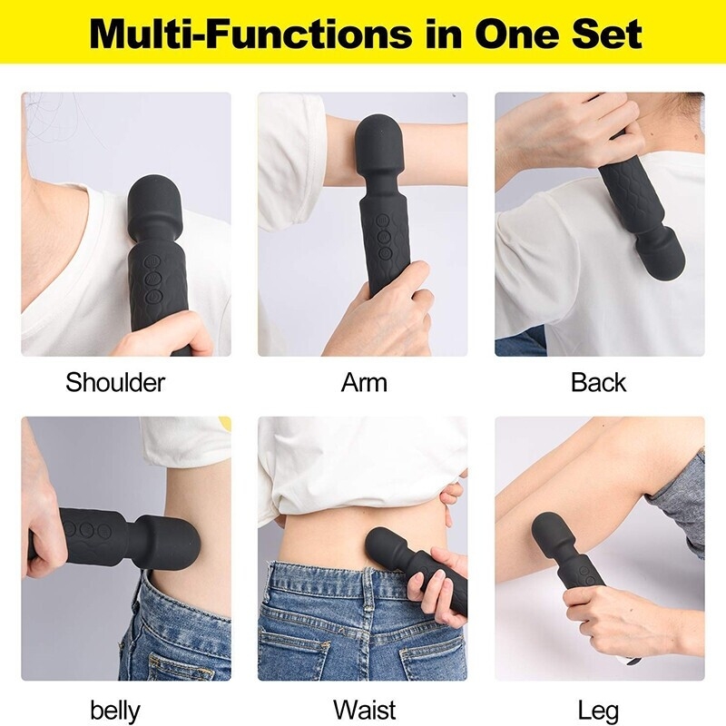 LZDUATAN Vibromasseur  Rechargeable à 20 Modes-13
