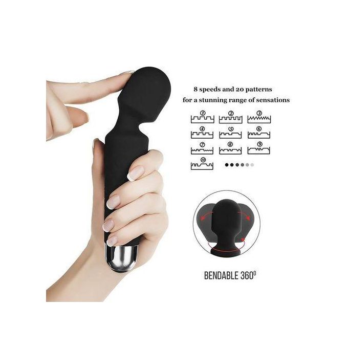 LZDUATAN Vibromasseur  Rechargeable à 20 Modes-2