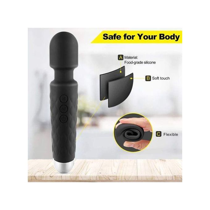 LZDUATAN Vibromasseur  Rechargeable à 20 Modes-4