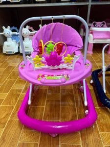 Marche bébé/trotteur pour bébé, lumière, vibrateur avec musique, roues pour enfants - Rose (Copie)