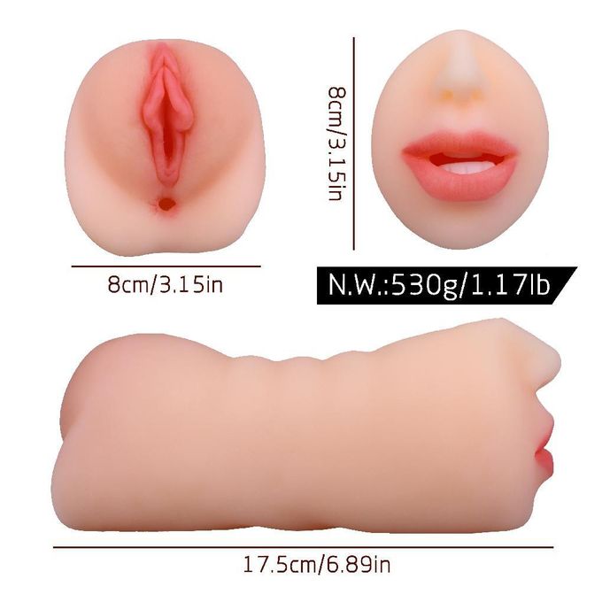Masturbation masculine, moule en silicone simulé, vagin réaliste 3D, conception de la hanche, jouet de soulagement du stress, produits pour adultes-5