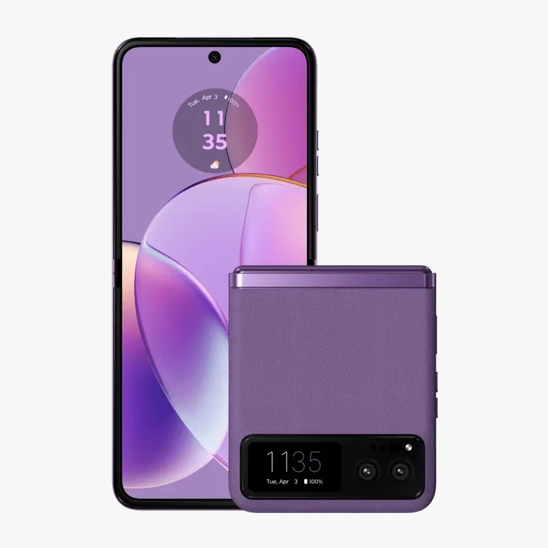 Motorola Razr 40 AMOLED, Pliable LTPO AMOLED - Android 13 -6/128 - Violet