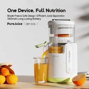 Oraimo Presse-agrumes Bébé Intelligent à Conception Sûre Rechargeable PureJuice