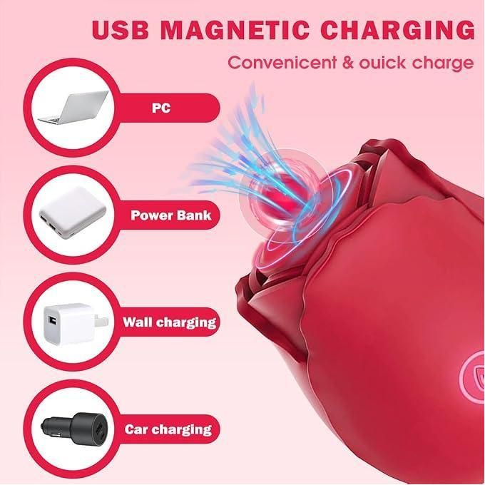 Outil pour adultes Rose 2026, ventouse clitoridienne Rose pour femmes G-20 Nouveau vibromasseur Rose, vibromasseur à succion, machine électrique automatique, jouet pour adultes pour couples, rouge-4
