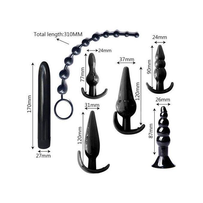 Plùg Anàlé Silicone 7 Kit-6