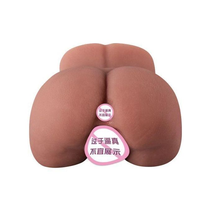 Réplique de masturbateur masculin, appareil de simulation, gros cul - Marron-2