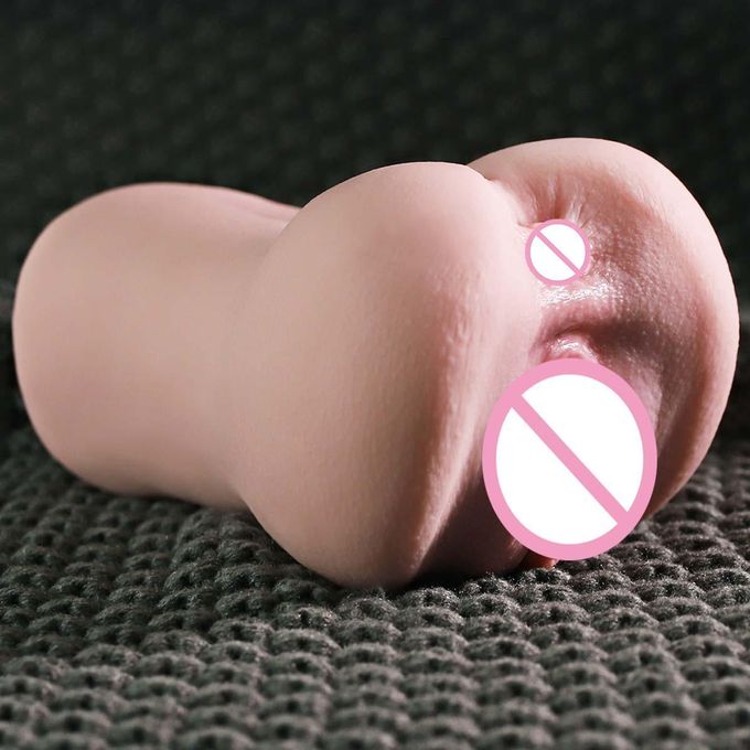 RUNSONE Godemiché géant réaliste pour la masturbations masculine, en 3D, avec vagin et anus, et canal vierge étroit. Jouet sexuel pour la masturbate masculine.-6