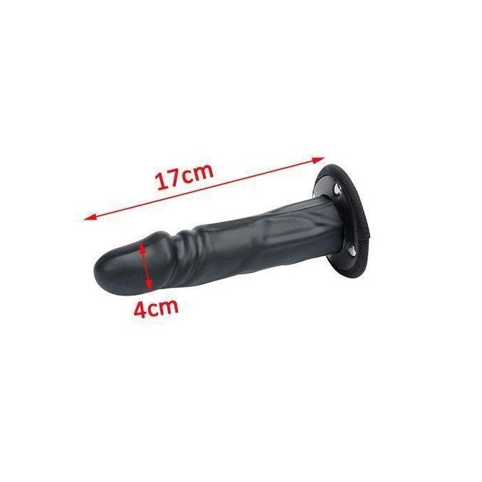 RUNSONE Gros godemichet anal avec harnais ajustable, sextoy universel pour femmes, lesbiennes, hommes et couples.-3