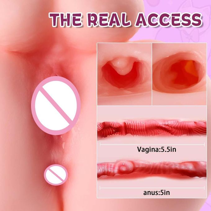 RUNSONE Poupée sexuelle she-male de 2kg, torse réaliste avec gode et vagin serré, tunnel anus, sexe flexible, masturbateur pour femmes, hommes, jouets sexuels unisexes pour adultes, pour couple femme, les-bienne, g-a-y-8