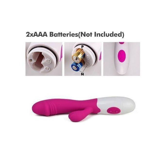 RUNSONE Vibromasseur amélioré pour femmes, puissant gode en silicone pour point G, 10 modes, masseur personnel pour adultes, stimulateur vaginus et clitoridien silencieux, 2 moteurs à plusieurs vitesses, vibromasseur lapin, best-seller, jouet sexuel féminin-4