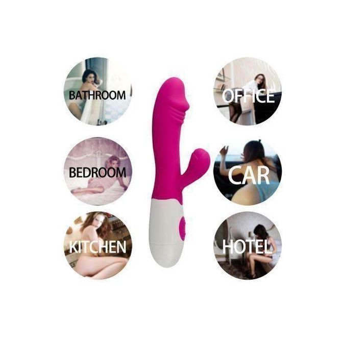 RUNSONE Vibromasseur amélioré pour femmes, puissant gode en silicone pour point G, 10 modes, masseur personnel pour adultes, stimulateur vaginus et clitoridien silencieux, 2 moteurs à plusieurs vitesses, vibromasseur lapin, best-seller, jouet sexuel féminin-7