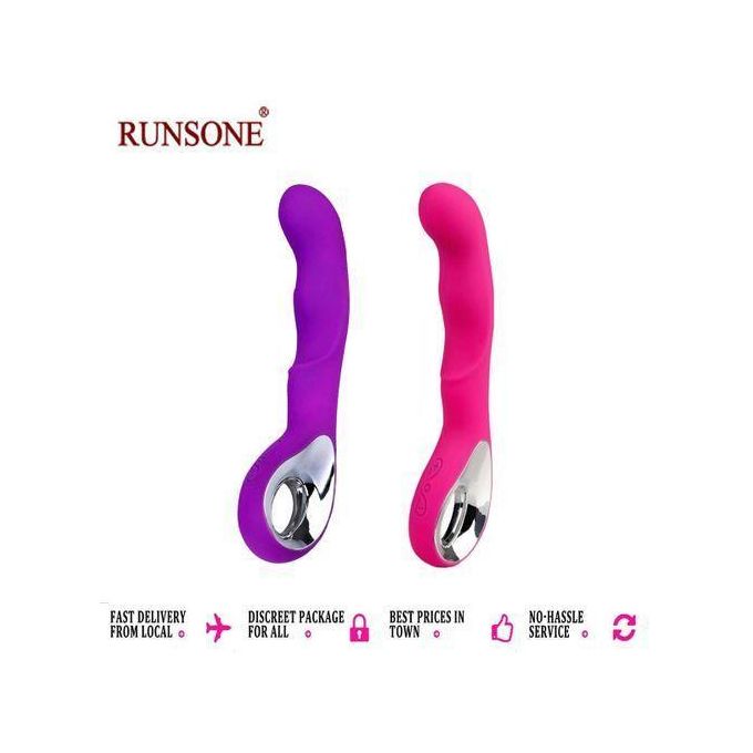 RUNSONE Vibromasseur point G pour femme, rechargeable par USB, discret, pour stimuler le clitoris et le vagin. Jouet sexuel à utiliser manuellement. Cadeau idéal pour femme, petite amie ou épouse.-1