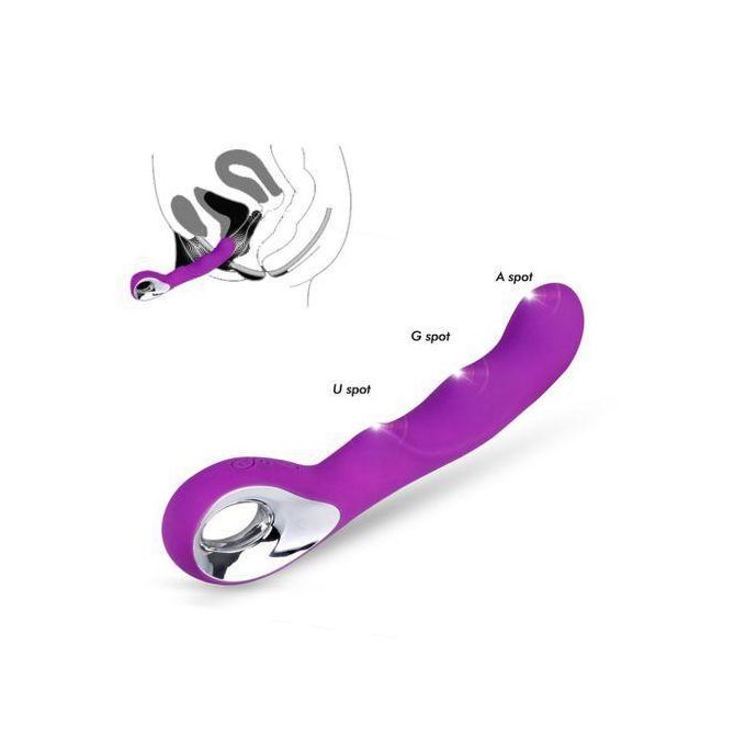 RUNSONE Vibromasseur point G pour femme, rechargeable par USB, discret, pour stimuler le clitoris et le vagin. Jouet sexuel à utiliser manuellement. Cadeau idéal pour femme, petite amie ou épouse.-2