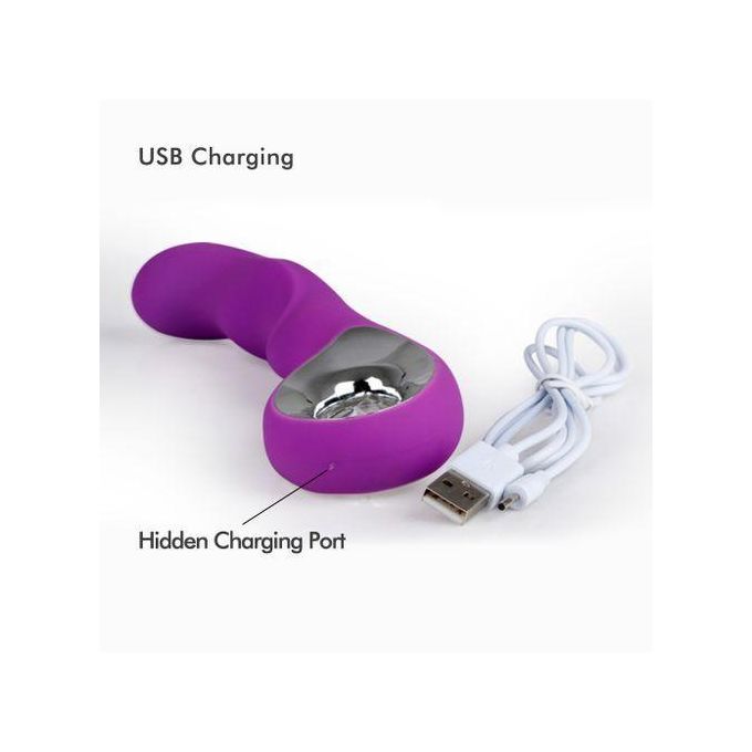RUNSONE Vibromasseur point G pour femme, rechargeable par USB, discret, pour stimuler le clitoris et le vagin. Jouet sexuel à utiliser manuellement. Cadeau idéal pour femme, petite amie ou épouse.-3
