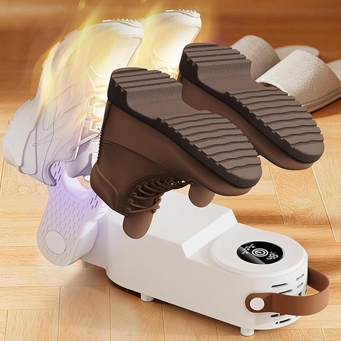 Sèche-chaussures électrique intelligent pour chaussures et bottes, portable, avec fonction chauffante et support réglable pliable