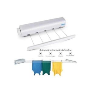 Séchoir à Linge, Corde À Linge Rétractable Pour Intérieur Et Extérieur