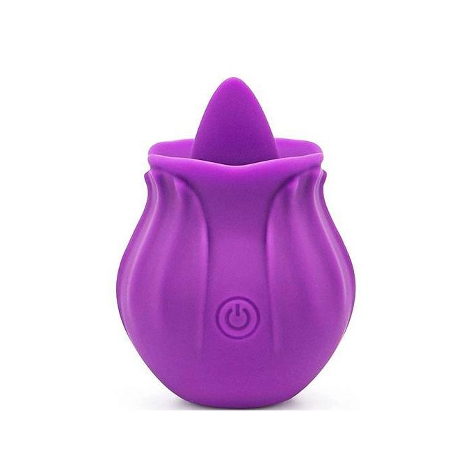 Sex Toy Vibromasseur à Lécher Vaginal En Forme De Rose, Jouet Sexuel Pour Femmes-3