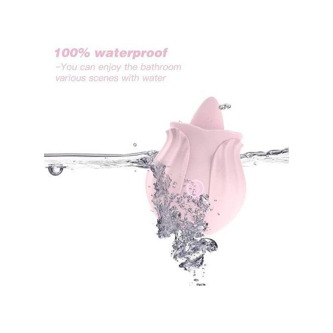 Sex Toy Vibromasseur à Lécher Vaginal En Forme De Rose, Jouet Sexuel Pour Femmes-6