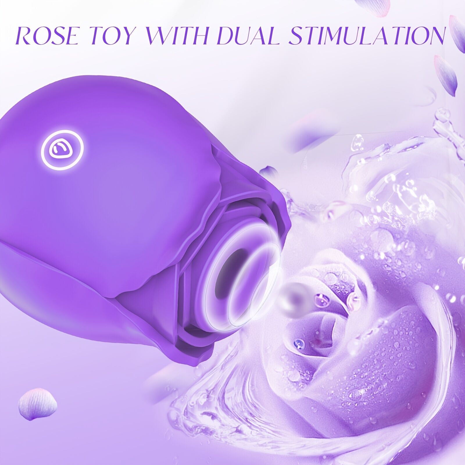 Sex Toy Vibromasseur à Succion Vaginale En Forme De Rose, Jouet Sexuel Féminin-11