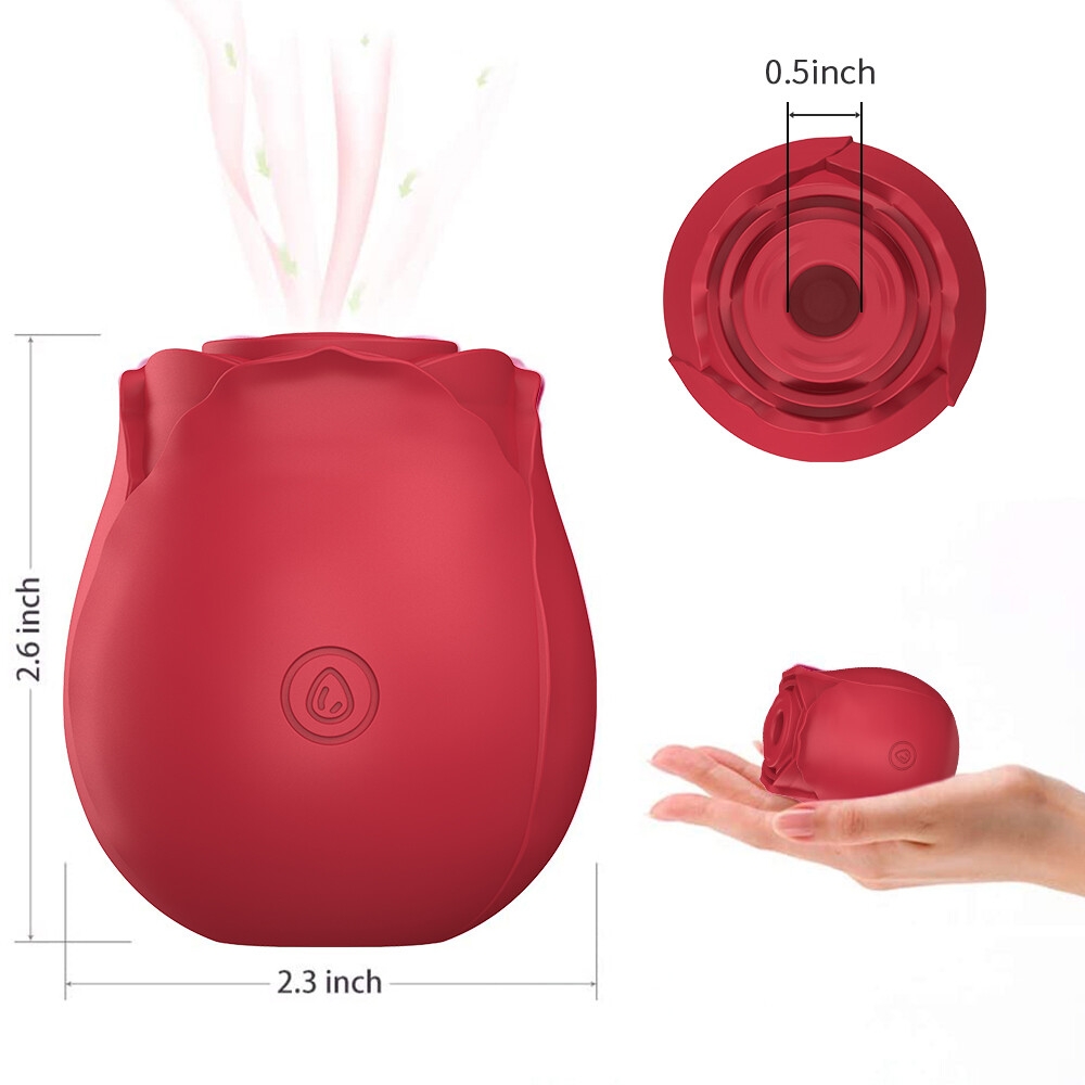 Sex Toy Vibromasseur à Succion Vaginale En Forme De Rose, Jouet Sexuel Féminin-13