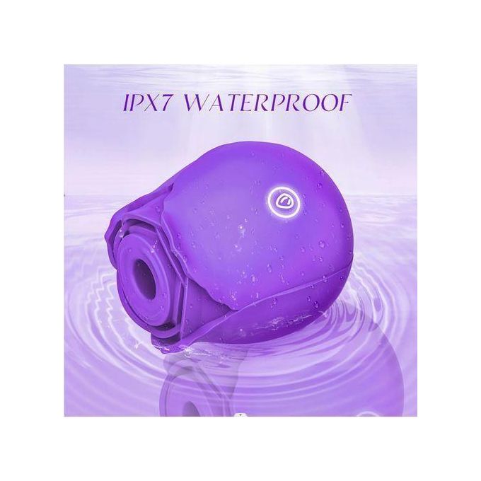 Sex Toy Vibromasseur à Succion Vaginale En Forme De Rose, Jouet Sexuel Féminin-3