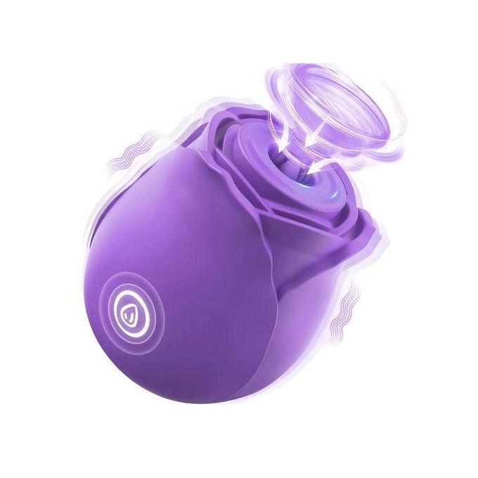 Sex Toy Vibromasseur à Succion Vaginale En Forme De Rose, Jouet Sexuel Féminin-7