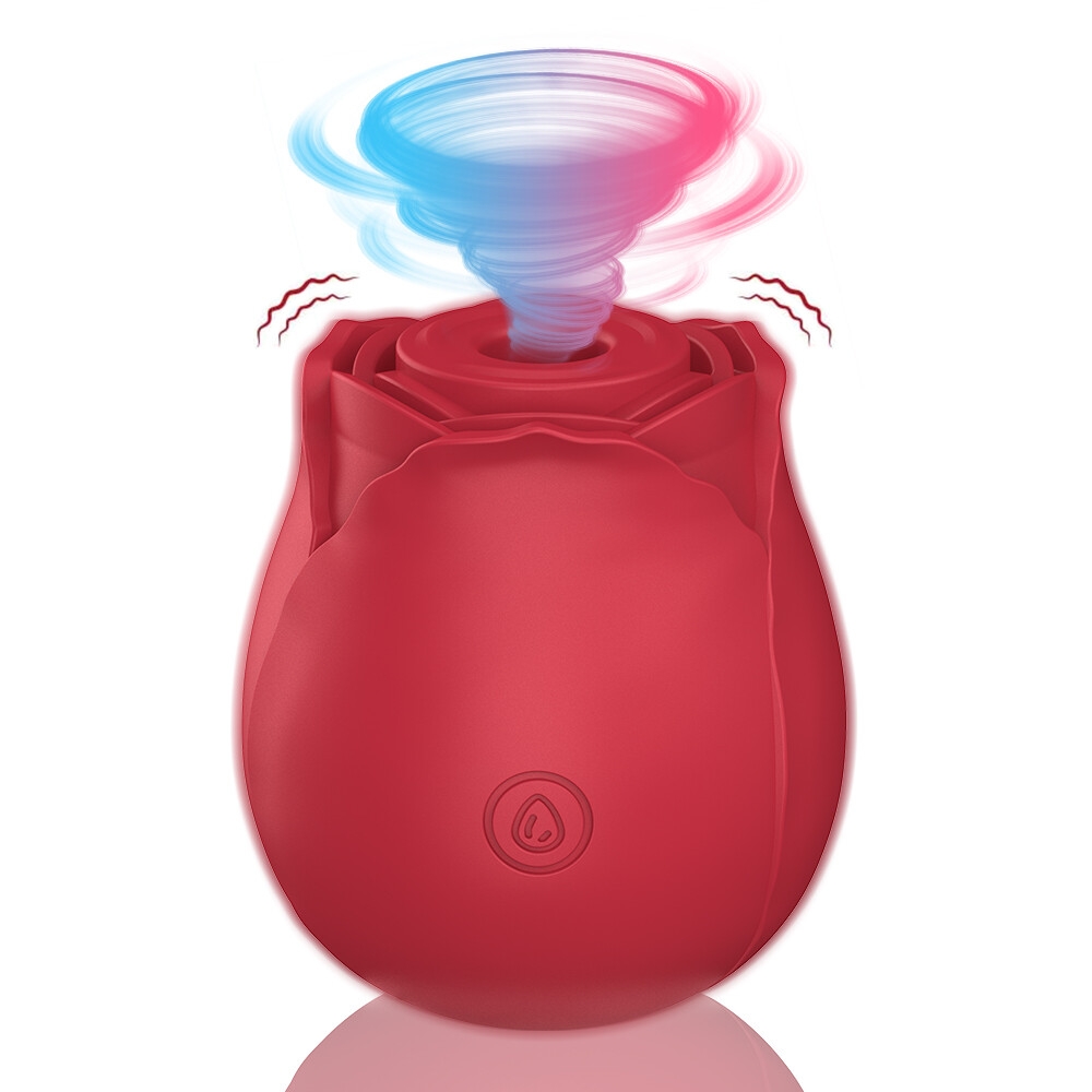 Sex Toy Vibromasseur à Succion Vaginale En Forme De Rose, Jouet Sexuel Féminin-7