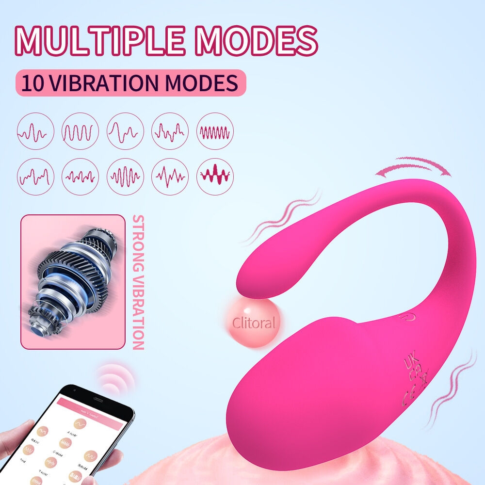 Sex Toy Vibromasseur Bluetooth APP Femmes Télécommande--13