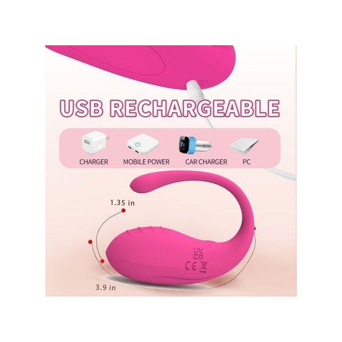 Sex Toy Vibromasseur Bluetooth APP Femmes Télécommande-3