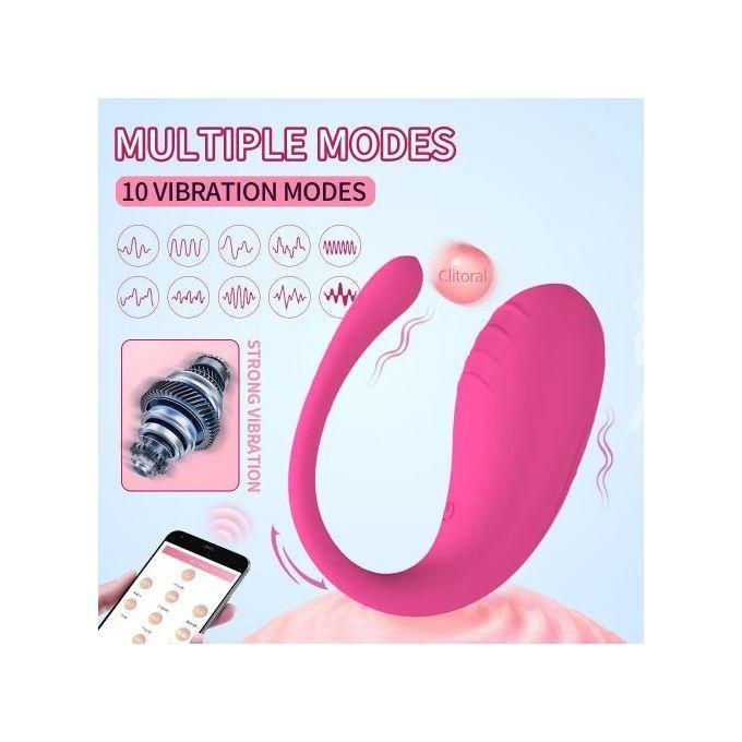 Sex Toy Vibromasseur Bluetooth APP Femmes Télécommande--4