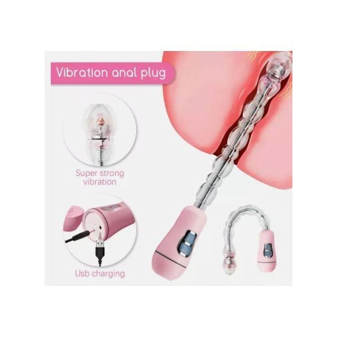 Sex Toy Vibromasseur étanche, Perles Anales, Plug Anal, Jouet Pour Homme Et Femme, Point G, Clitoris-4