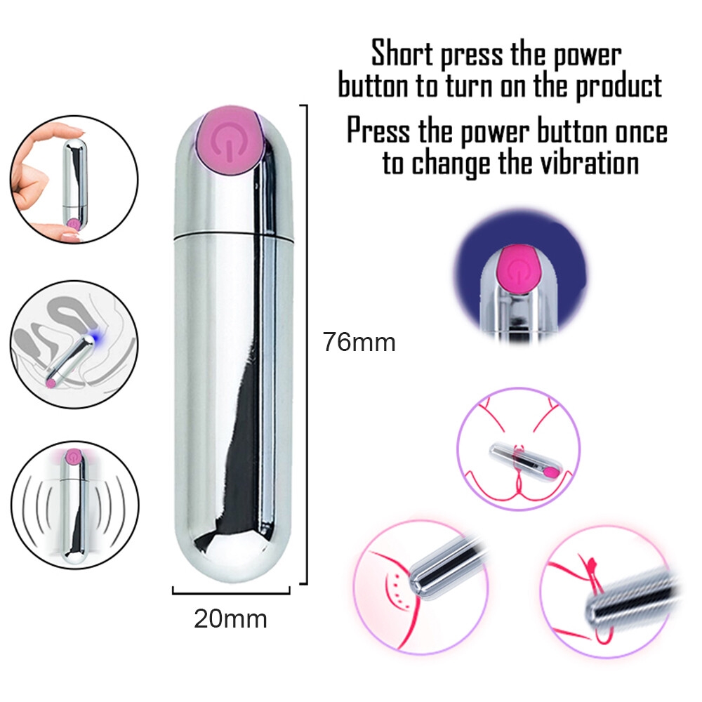 Sextoy pour femme adulte, stimulateur clitoridien à 10 vitesses, vibromasseur point G-12