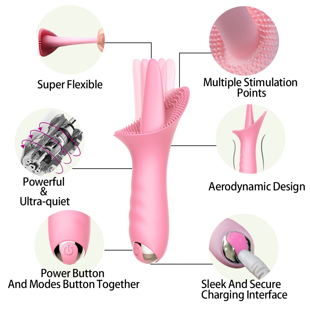 Sextoy pour femme adulte, stimulateur clitoridien à 10 vitesses, vibromasseur point G-13