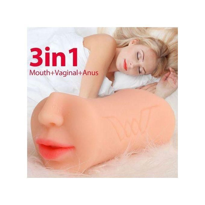 SEXTOYS 3 En 1 Masturbateur Oral Pour Hommes Jouets De Masturbation Vaginale 3D-3