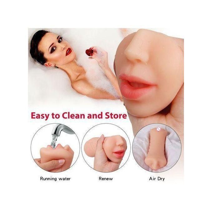 SEXTOYS 3 En 1 Masturbateur Oral Pour Hommes Jouets De Masturbation Vaginale 3D-6