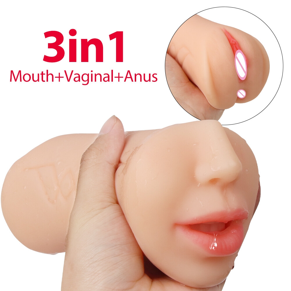 SEXTOYS 3 En 1 Masturbateur Oral Pour Hommes Jouets De Masturbation Vaginale 3D-7