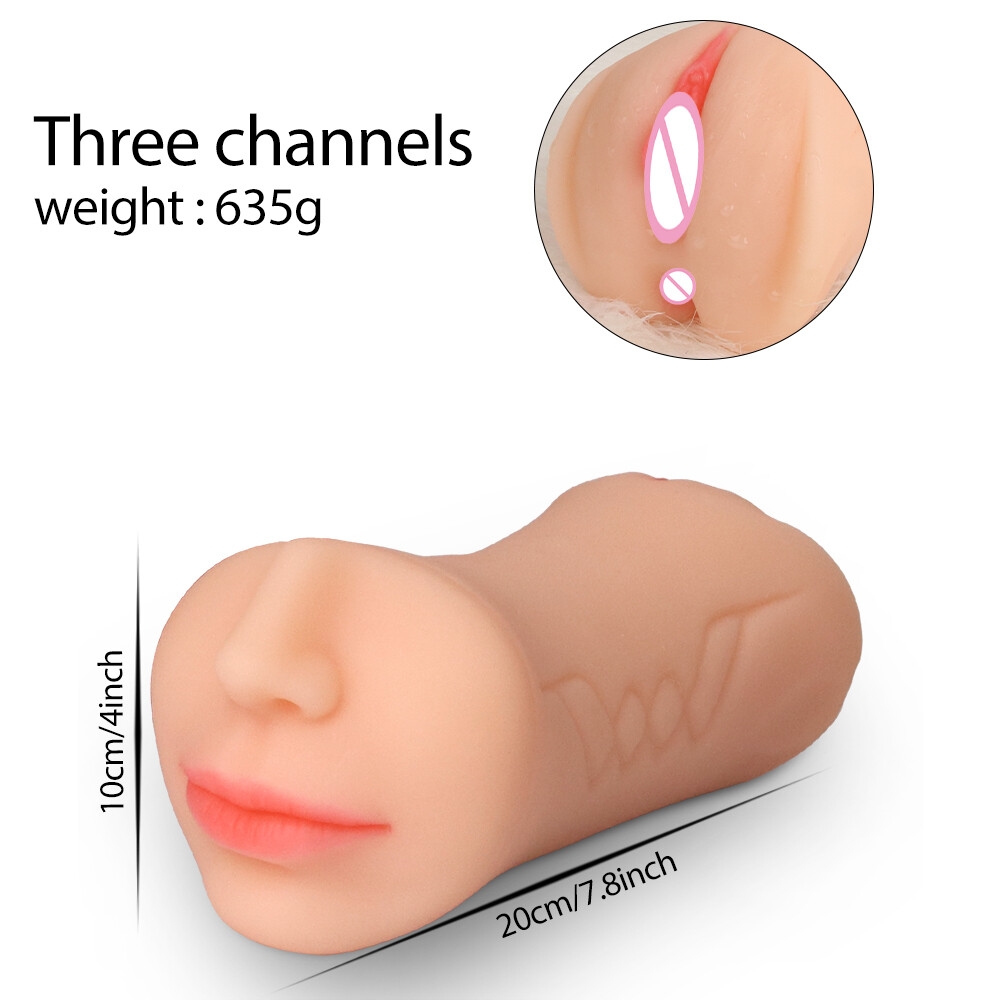 SEXTOYS 3 En 1 Masturbateur Oral Pour Hommes Jouets De Masturbation Vaginale 3D-9