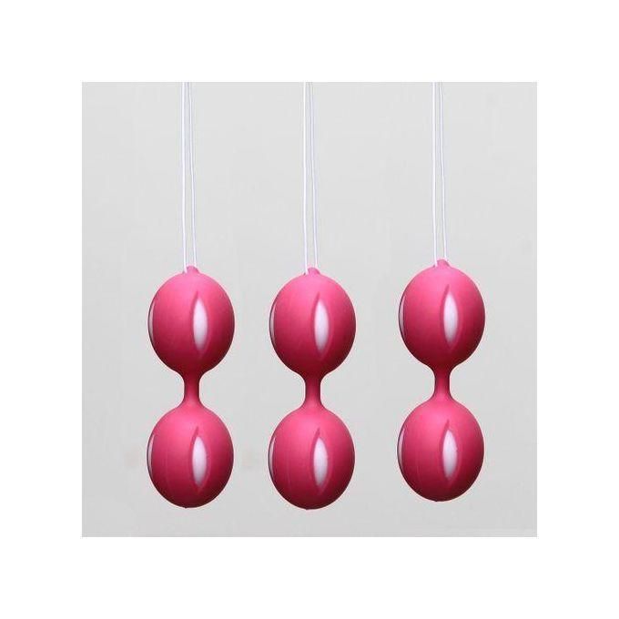 SEXTOYS Boule De Geisha Kegel Ball Vagina Egg Rétrécissement Et Musculation -- Rose-4