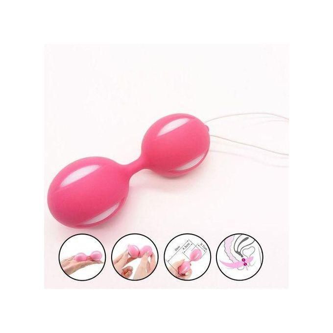SEXTOYS Boule De Geisha Kegel Ball Vagina Egg Rétrécissement Et Musculation -- Rose-5