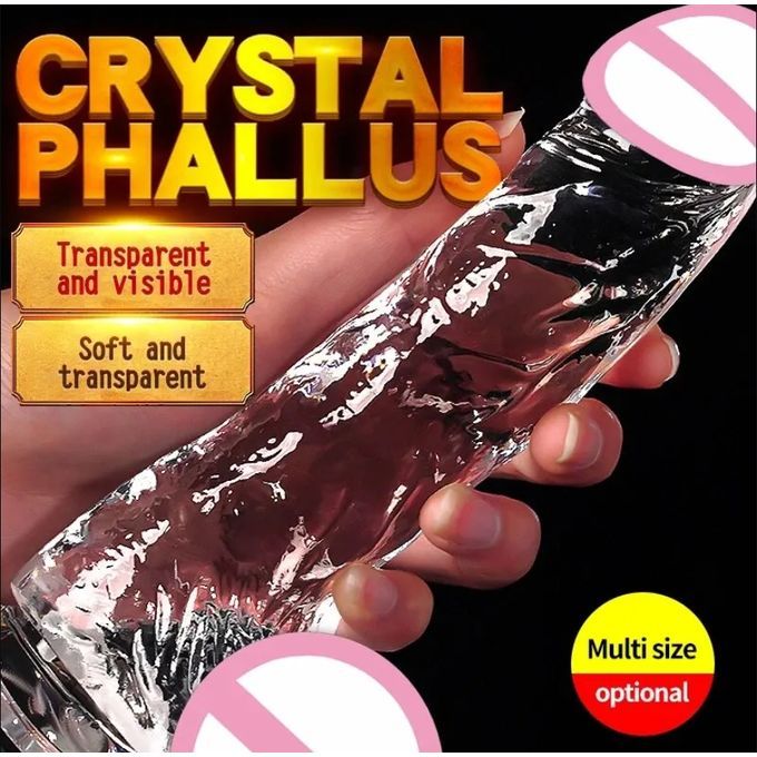SEXTOYS Gode Oeuf De Gelée Molle Pénis Ventouse Masturbateur Orgasme SM Vaginal G-Spot Massage B Utt Plug Anal Trainner Godes En Cristal--2