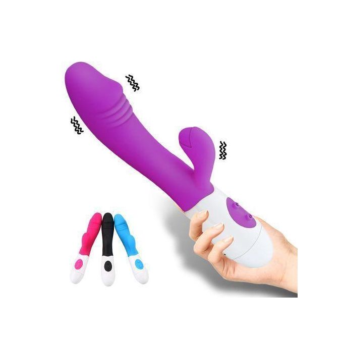 SEXTOYS Sex Toys Vibromasseur pour femme Vibromasseurs pour femme sex-toys Gros pénis - Violet-4