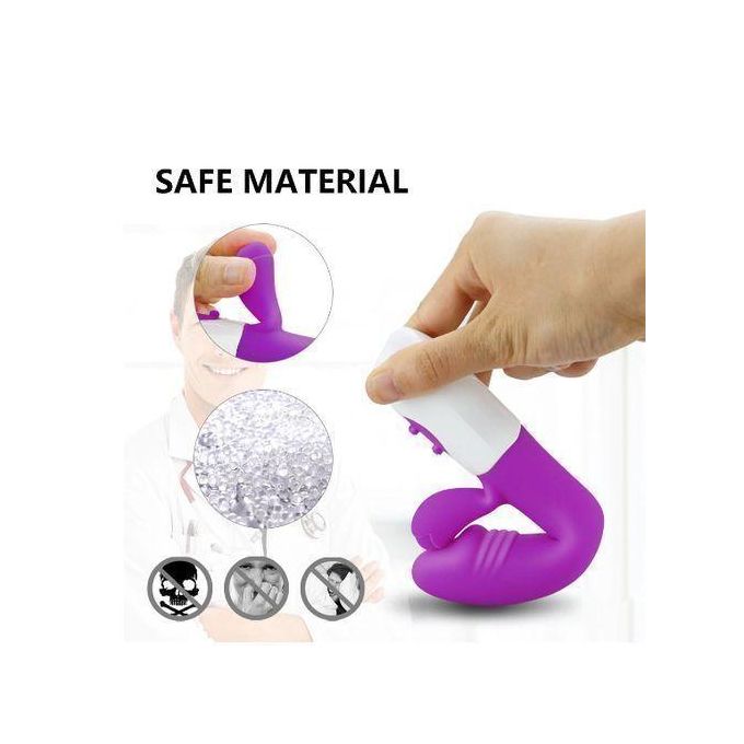 SEXTOYS SEXTOYS 30 Vitesses Vibromasseur En Silicone - Blanc / Noir-5