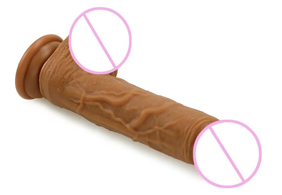 SEXTOYS SEXTOYS Dildo - Masseur Réaliste - Marron-12