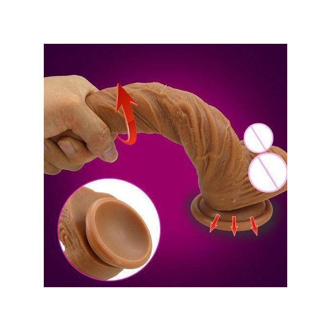 SEXTOYS SEXTOYS Dildo - Masseur Réaliste - Marron-3