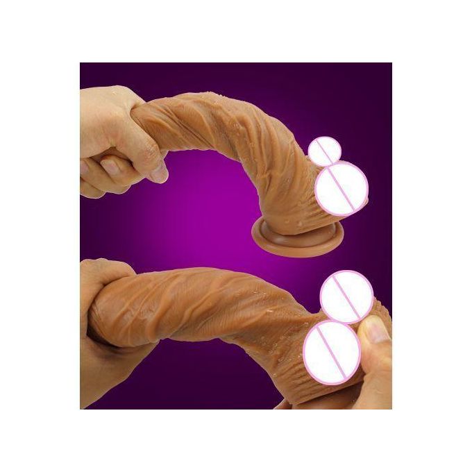 SEXTOYS SEXTOYS Dildo - Masseur Réaliste - Marron-5