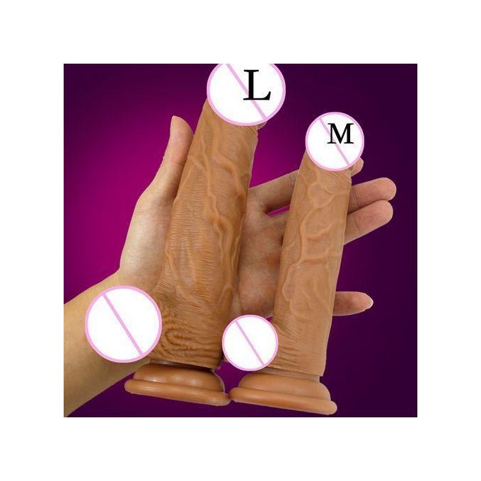 SEXTOYS SEXTOYS Dildo - Masseur Réaliste - Marron-6