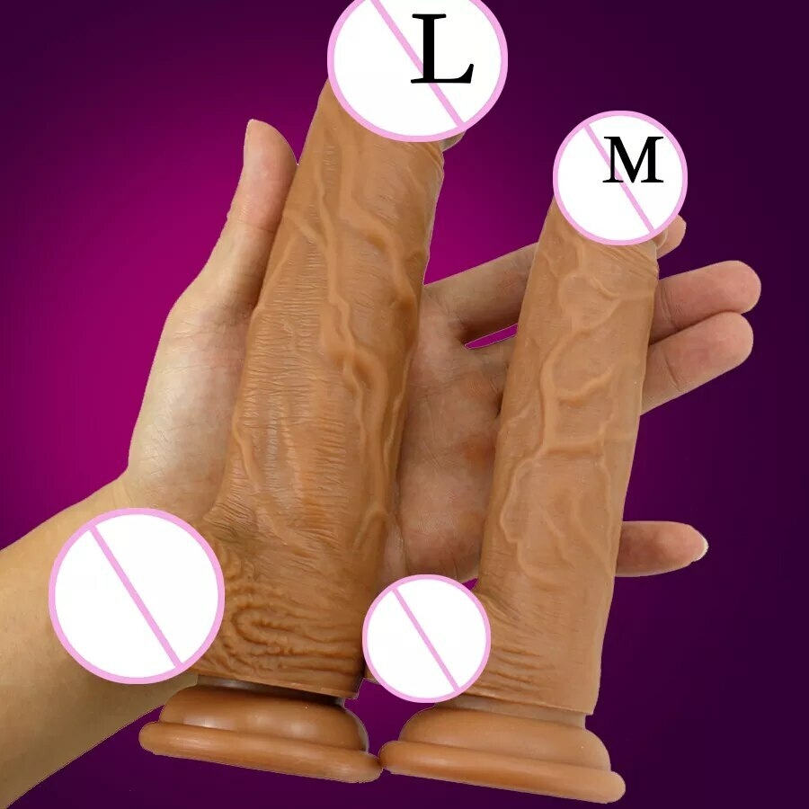 SEXTOYS SEXTOYS Dildo - Masseur Réaliste - Marron-9
