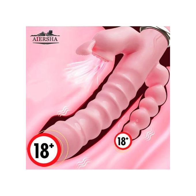 SEXTOYS Sextoys Vibromasseur 3 En 1 Pour Femmes, 12 Modes De Vibration, Gode, Stimulateur De Clitoris-1